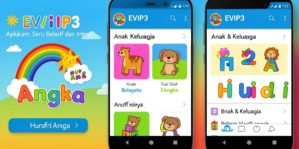 Tampilan antarmuka EVIP3 yang menarik dan interaktif.