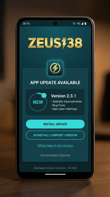 Tampilan riwayat versi zeus138